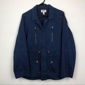 Navy Blue Utility Jacket Arizona Jean Co.